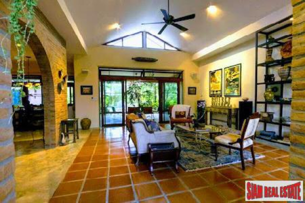 Spanish Style House with Saltwater Pool and Gardens in Hang Dong, Chiang Mai-4