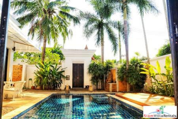 Three Bedroom Tropical  Luxury Pool Villa  for Rent in Cherng Talay-14