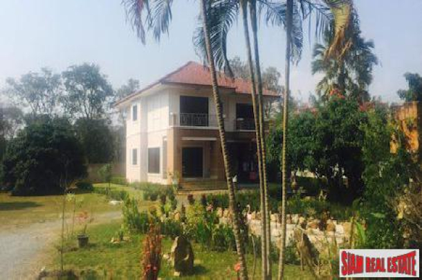Three Bedroom House on a Large Lush Green Land Plot in Pa Daet, Chiang Mai-1