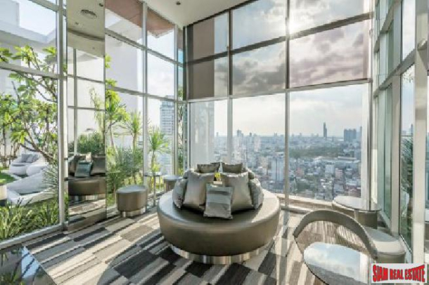 Rhythm Sathorn | Views of the River from the 15th Floor One Bedroom Apartment for Rent-4