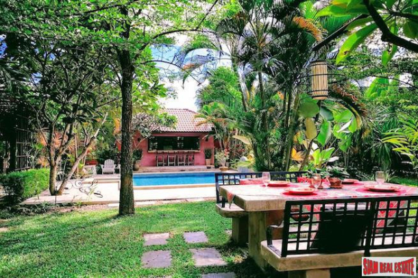 Contemporary Spanish Style House with Private Pool and Garden in Nam Phrae-11