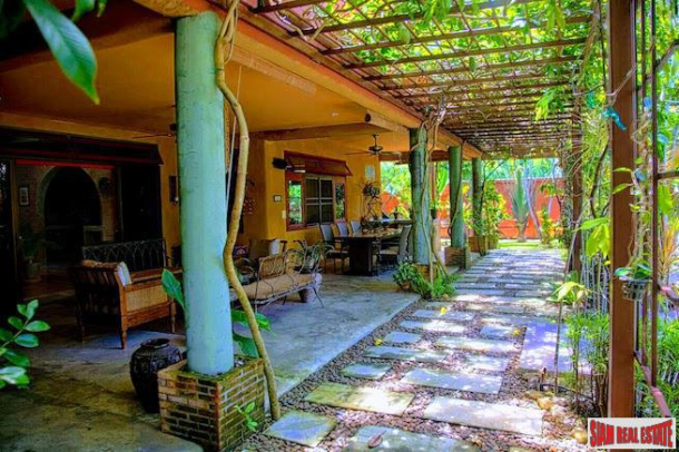 Contemporary Spanish Style House with Private Pool and Garden in Nam Phrae-7