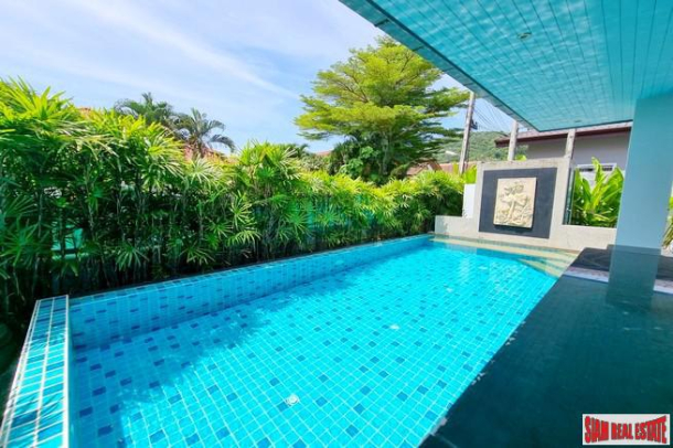 Two Bedroom House with Private Pool and Large Terrace for Rent in Chalong-1