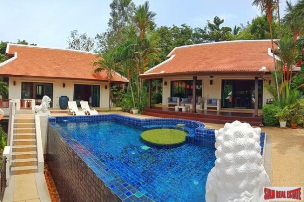 Luxurious Three Bedroom Pool Villa For Rent in an Exclusive Nai Harn Estate-1