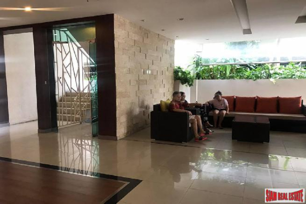 3 Bed Fully Furnished Condo on the 1st Floor with Balcony and Pool Views at Sathorn-11