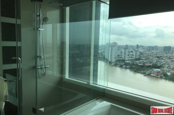 Menam Residences | River Views from Every Room From this Three Bedroom Condo in Saphan Taksin-17