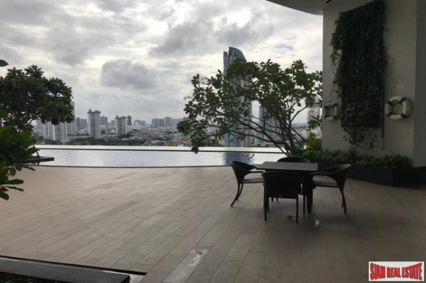 Menam Residences | River Views from Every Room From this Three Bedroom Condo in Saphan Taksin-23