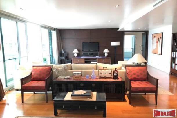 Contemporary Thai Style Three Bedroom with Sweeping City Views in Sala Daeng-8