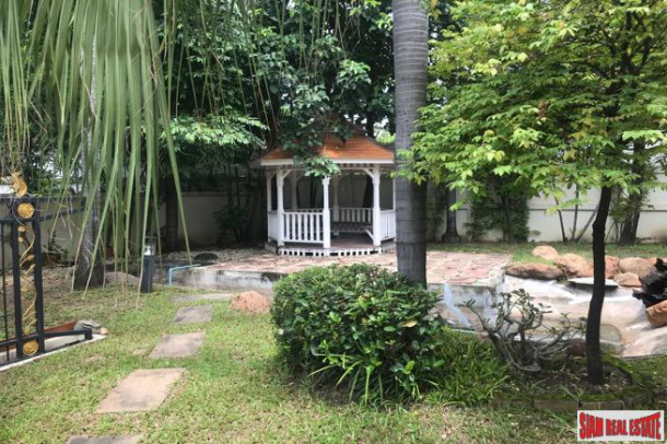 Five Bedroom Two Storey House with Tropical Garden, Gazebo and Pond in Prawet-2