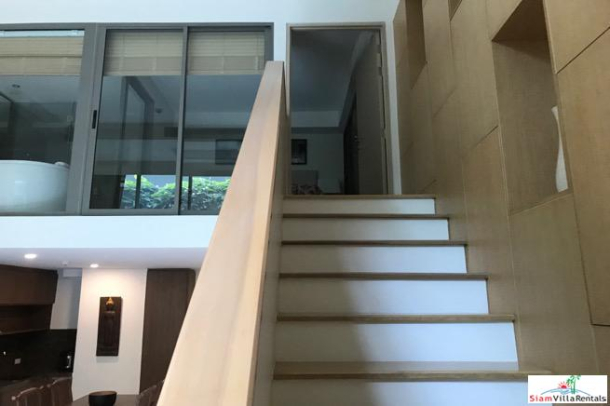 Siamese 39 | One Bedroom Loft Style Condo for Rent with Small Garden on Sukhumvit 39-12