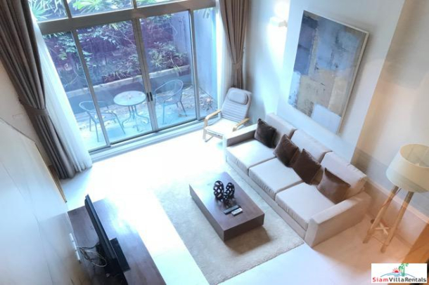 Siamese 39 | One Bedroom Loft Style Condo for Rent with Small Garden on Sukhumvit 39-17