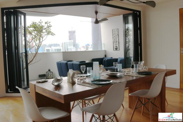 D.S. Tower 1 | Elegant Renovated Four Bedroom Condo with City Views in Phrom Phong-4