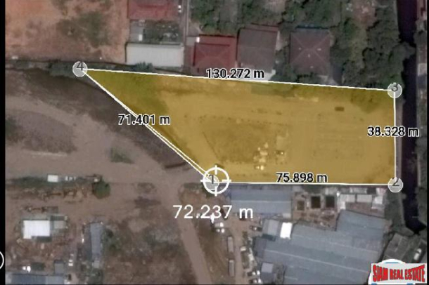 Residential or Commercial Building Land Over 11.6 Rai at Krungthep Kreetha near MRT Si Kreetha Station, Bang Kapi-2