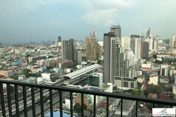 Teal Sathorn- Taksin | City Views from the 27th Floor of this Furnished Three Bedroom Condo in Wongwian Yai-19