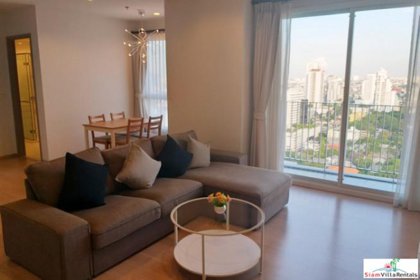 HQ by Sansiri | Large Two Bedroom Corner Condo with Great City Views in Thong Lo-13