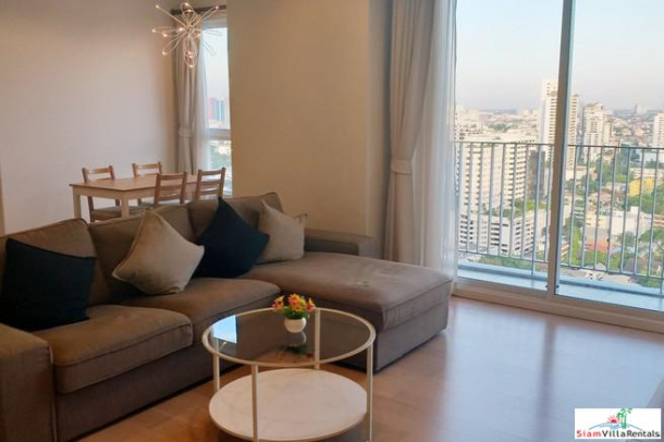 HQ by Sansiri | Large Two Bedroom Corner Condo with Great City Views in Thong Lo-20