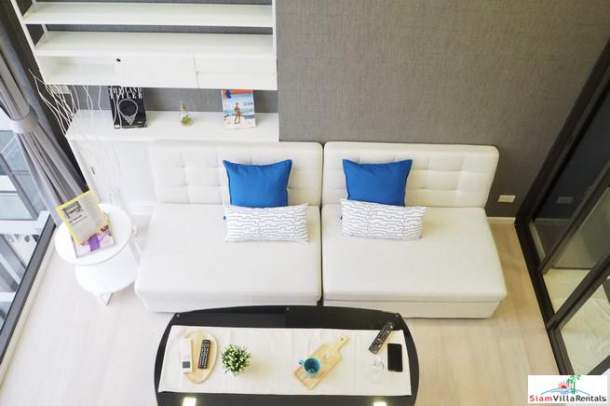 Chewathai Residence Asoke | Cozy Modern One Bedroom Duplex for Rent in Phra Ram 9-12