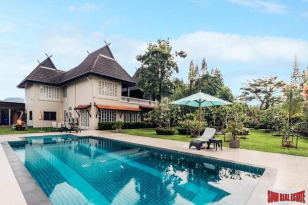 Baan Sattabann | Luxurious and Private 4 Bed Thai-Lanna Style Pool Villa in Premium Cherng Talay Area-1