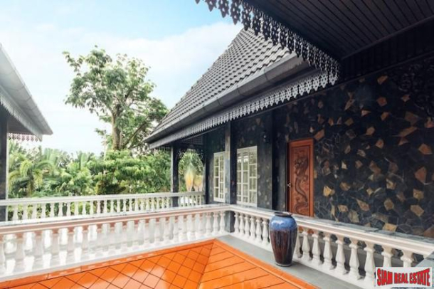 Baan Sattabann | Luxurious and Private 4 Bed Thai-Lanna Style Pool Villa in Premium Cherng Talay Area-11