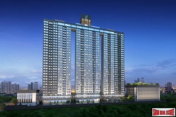 Big Two Bedroom Condos for Sale in New Ultra Modern Project, Hua Mak Bangkok-1