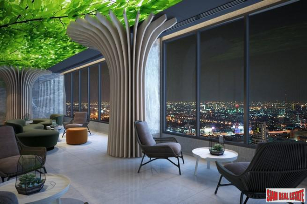 Big Two Bedroom Condos for Sale in New Ultra Modern Project, Hua Mak Bangkok-10