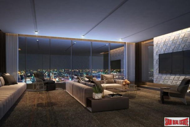 Big Two Bedroom Condos for Sale in New Ultra Modern Project, Hua Mak Bangkok-11