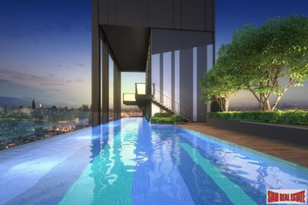 Big Two Bedroom Condos for Sale in New Ultra Modern Project, Hua Mak Bangkok-8