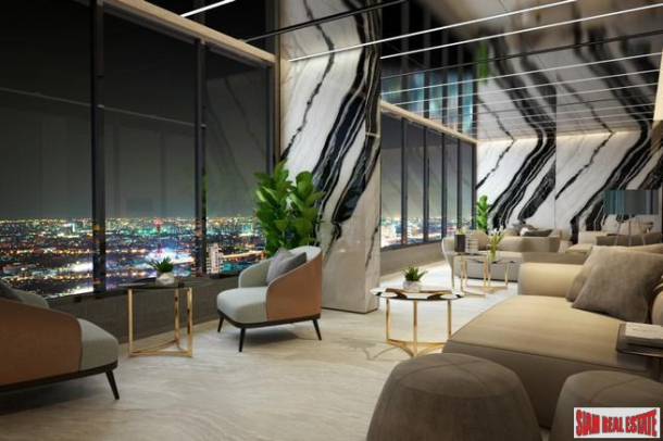 Big Two Bedroom Condos for Sale in New Ultra Modern Project, Hua Mak Bangkok-9