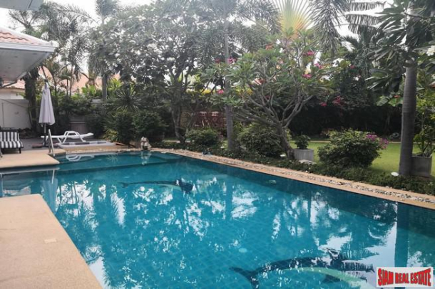 Five Bedroom Single Storey House with Private Pool, Yard and Waterfall in Jomtien-1