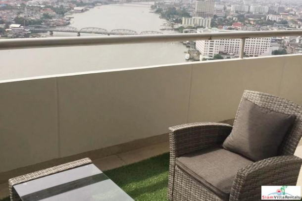 Bangkok River Marina | Four Bedroom Condo for Rent with views of  the Chao Phraya River-9
