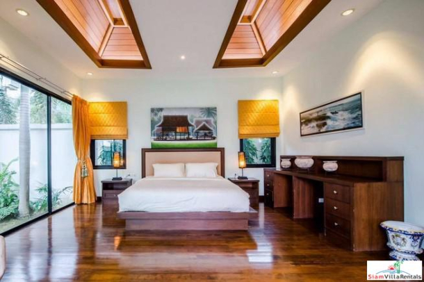 Beautiful Thai-Balinese Five Bedrooms Pool Villa for Rent in Kamala-10
