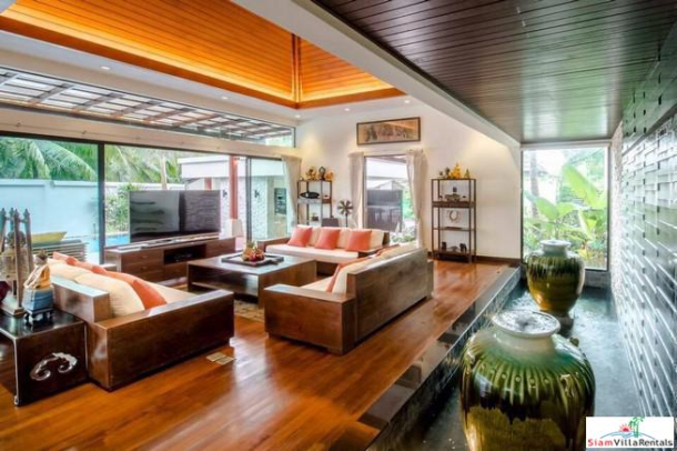 Beautiful Thai-Balinese Five Bedrooms Pool Villa for Rent in Kamala-2