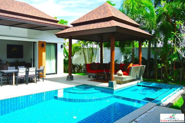 Three Bedroom Thai-Balinese Style Luxury Pool Villa  for Rent in Cherng Talay-1