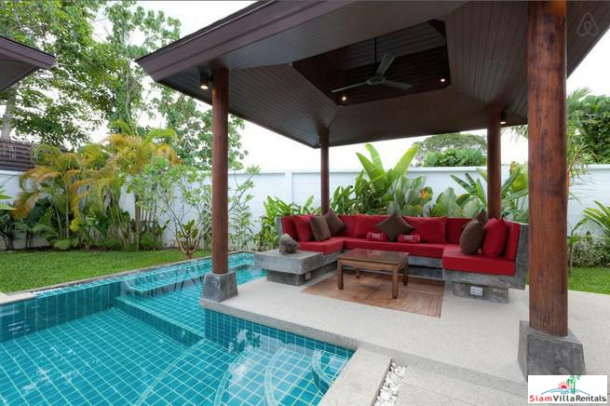 Three Bedroom Thai-Balinese Style Luxury Pool Villa  for Rent in Cherng Talay-26