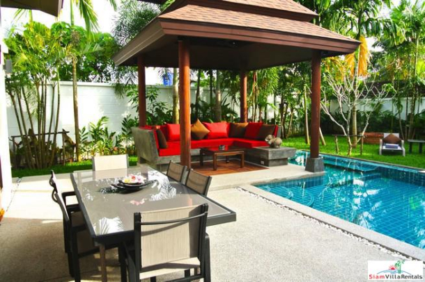 Three Bedroom Thai-Balinese Style Luxury Pool Villa  for Rent in Cherng Talay-29