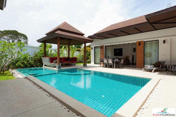 Three Bedroom Thai-Balinese Style Luxury Pool Villa  for Rent in Cherng Talay-30