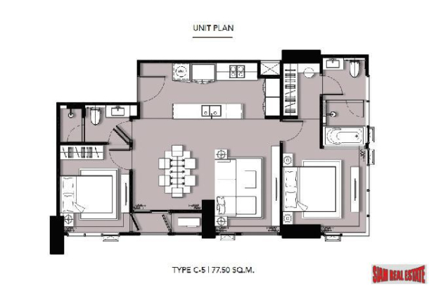 Modern, Elegant & Trendy Luxury Thong Lor Condo in Construction - 5 Units on Special Offer!!-17