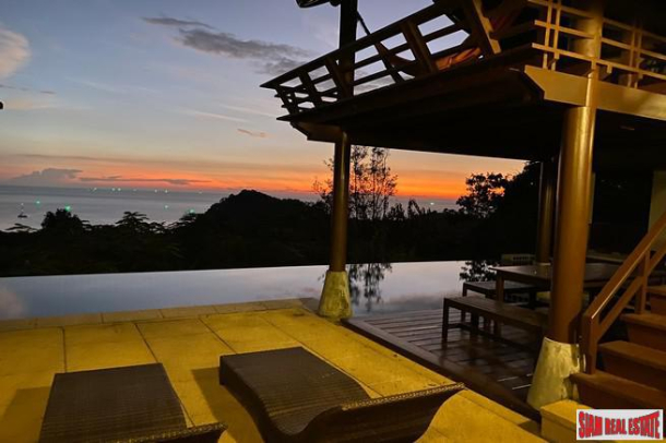The Great Escape Villa | 4 Bed High Quality Sea View Thai Modern Pool Villa at Kantiang Bay, Koh Lanta-2