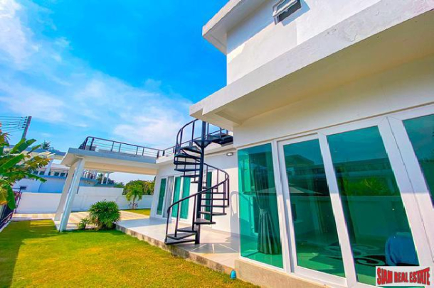 Brand new development 5 bedroom pool villa for rent - Na jomtien-19