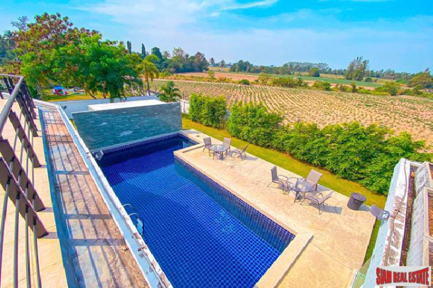 Brand new development 5 bedroom pool villa for rent - Na jomtien-23