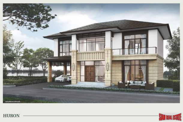 Two Storey Four Bedroom Detached Houses Built on a Beautiful Lake at Rama 2-25