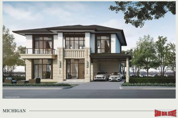 Two Storey Four Bedroom Detached Houses Built on a Beautiful Lake at Rama 2-26