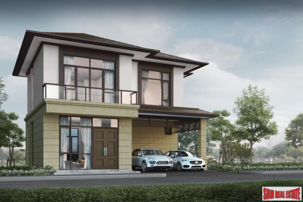 Two Storey Four Bedroom Detached Houses Built on a Beautiful Lake at Rama 2-4