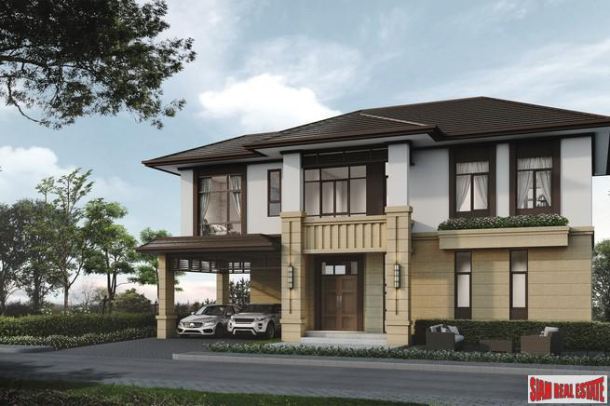 Two Storey Four Bedroom Detached Houses Built on a Beautiful Lake at Rama 2-5
