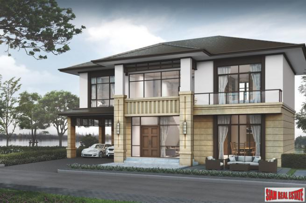 Two Storey Four Bedroom Detached Houses Built on a Beautiful Lake at Rama 2-6