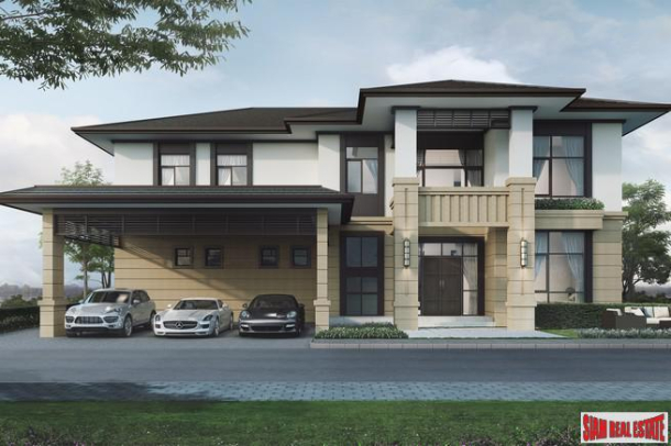 Two Storey Four Bedroom Detached Houses Built on a Beautiful Lake at Rama 2-8