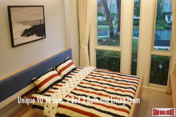Fully Furnished Modern Two Bedroom Condo and bright interior design.-8