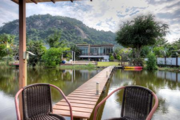 Modern Lakeside Pool Villa with amazing clear views over the Royal Lake-21