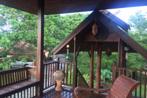 Beautiful Teak Villa next beautiful Serene Pranburi River-16