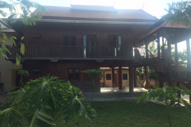 Beautiful Teak Villa next beautiful Serene Pranburi River-17